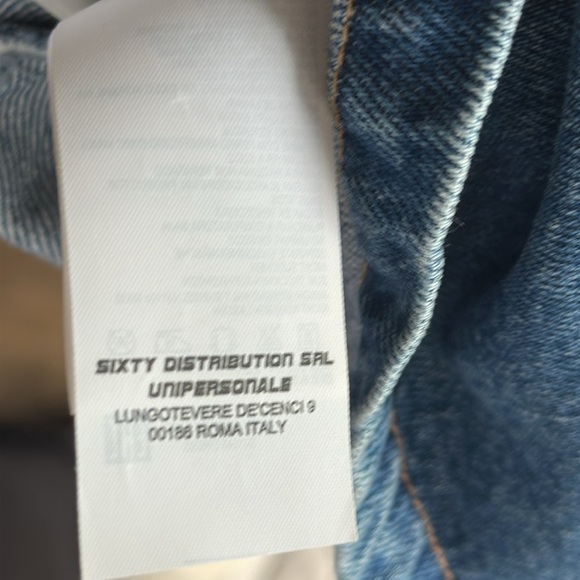 NEW Miss Sixty – Rochie Asymmetrical Denim Dress - Picture 8 of 14